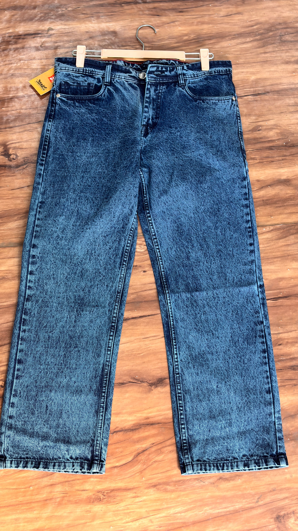 Dark Blue Straight Fit Denim Jeans