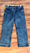 Dark Blue Straight Fit Denim Jeans