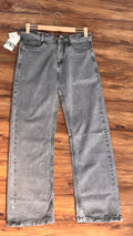 Light Grey Straight Fit Denim Jeans