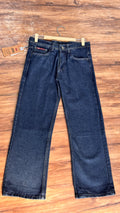 Dark Blue Straight Fit Denim Jeans