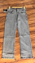 Light Grey Straight Fit Denim Jeans