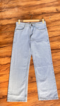 Light Blue Straight Fit Denim Jeans