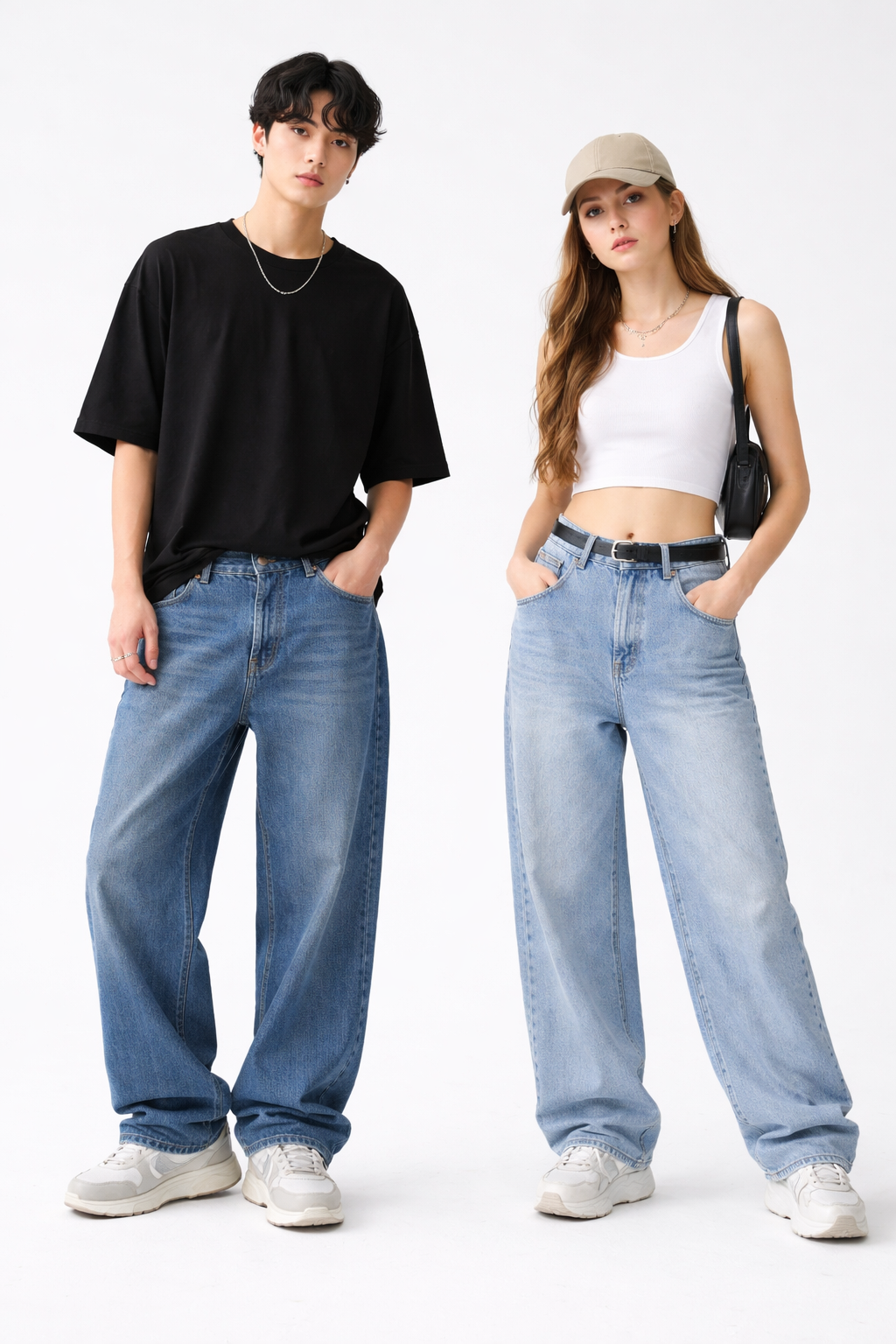 Unisex Baggy Denim Jeans – Relaxed Fit | Premium Denim
